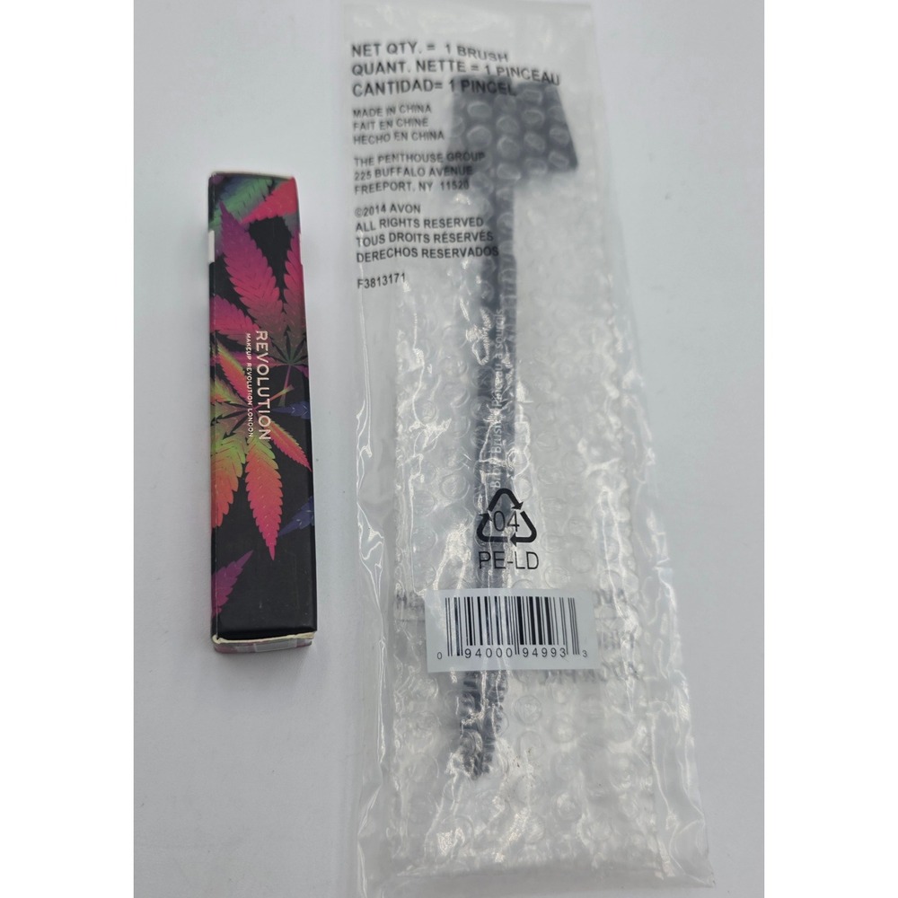 Revolution High Brow Gel Clear Cannabis Sativa & Avon Pro Brow Brush Set NEW - Picture 3 of 3